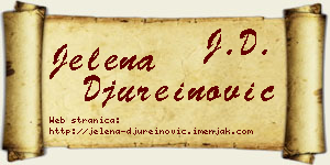 Jelena Đureinović vizit kartica